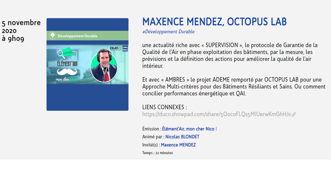 audio_maxence_3 Element'Air mon cher Nico - émission radio de Maxence Mendez