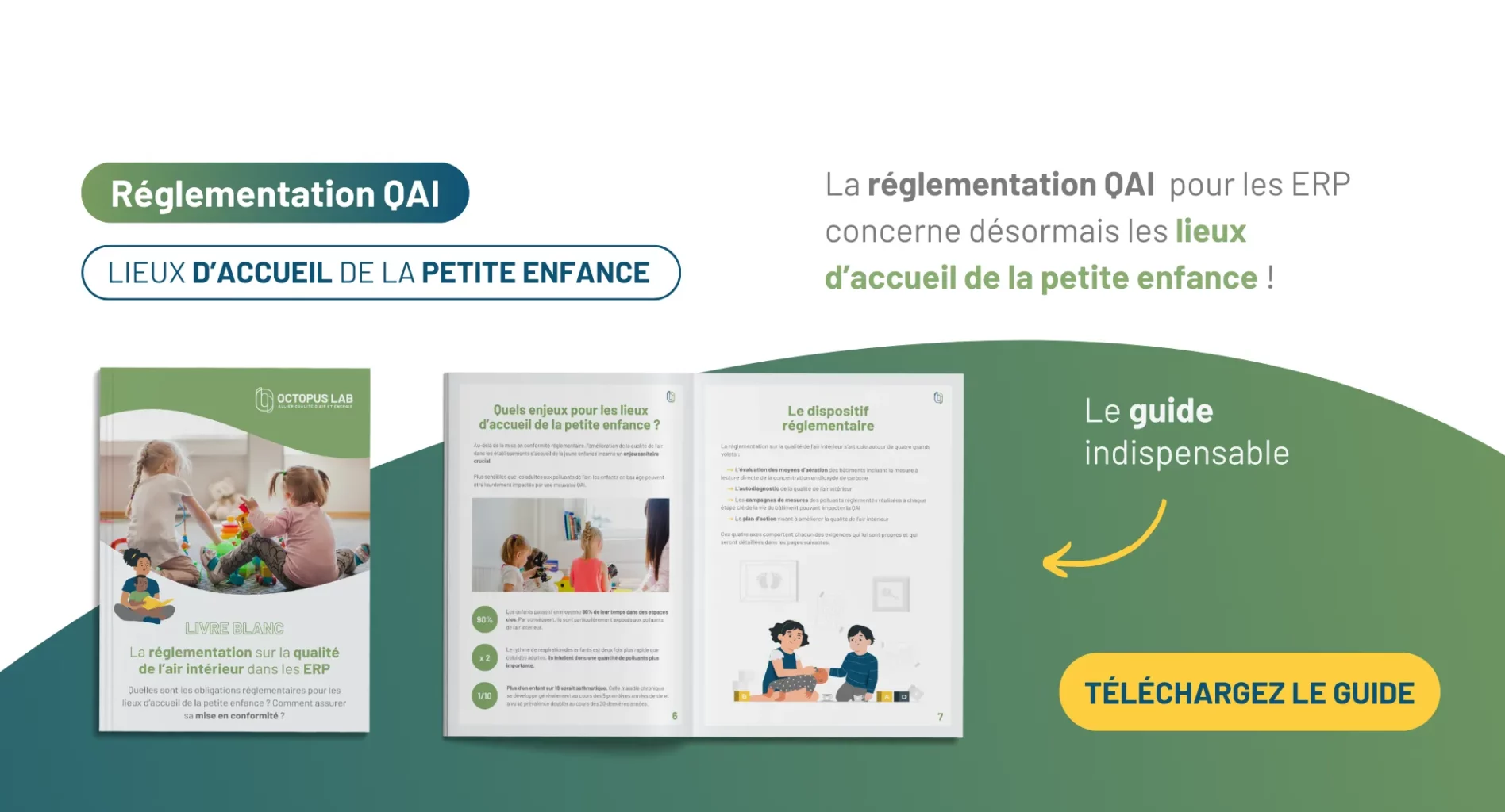 livre blanc portant la réglementation qai dans les erp, et plus spécifiquement dans les lieux d'accueil de la petite enfance