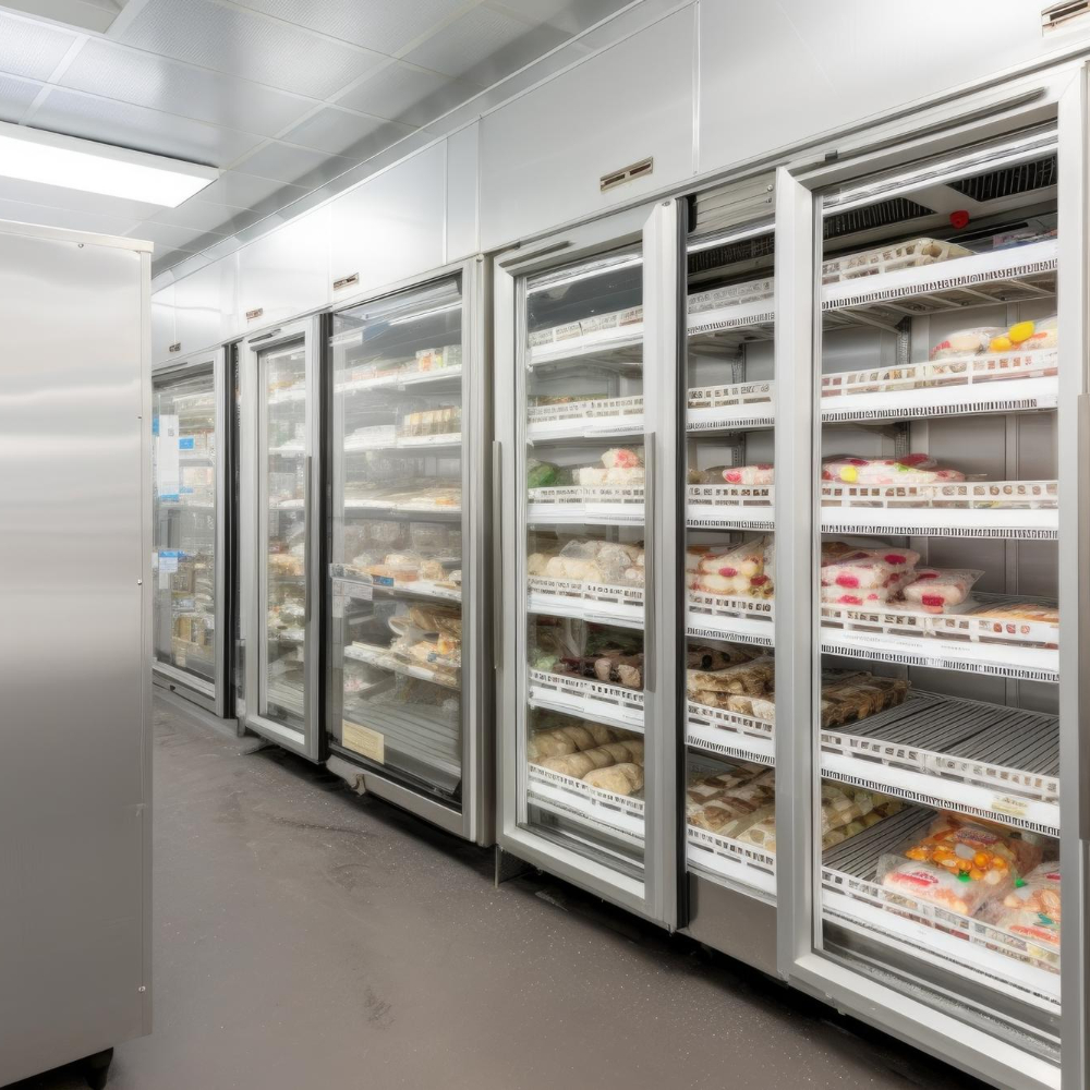Energy and air quality testing of a cold room